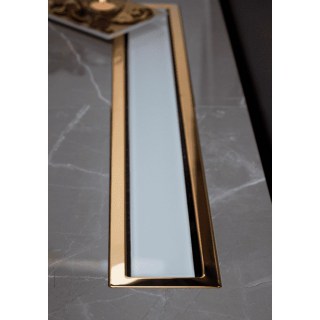 a pestan confluo premium line white glass gold