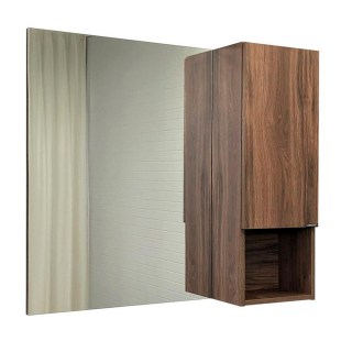 Зеркало-шкаф Comforty Бордо-90 00-00006663CF дуб темно-коричневый