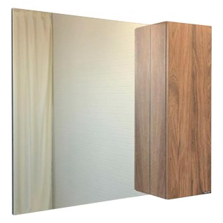 Зеркало-шкаф Comforty Порто-90 00-00009232CF дуб темно-коричневый