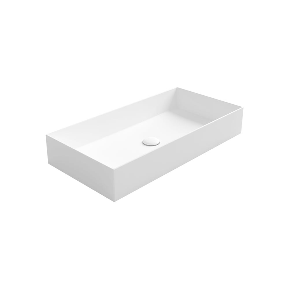 прямоугольная раковина для ванной на столешницу