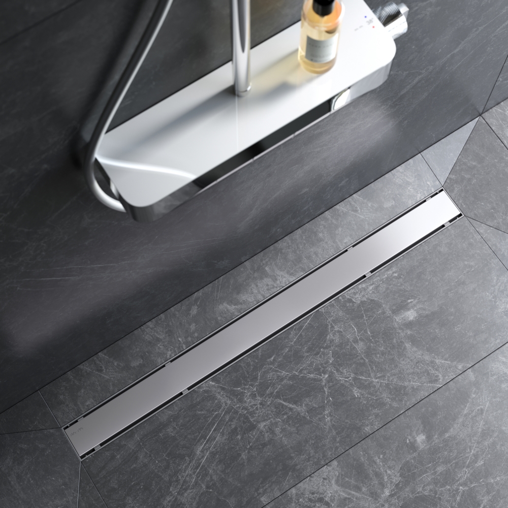 Трап для душа линейный универсальный затвор Tile 90 см AM.PM PrimeFlow W02SC-U11-090-04SB Трап для душа линейный универсальный затвор Tile 90 см AM.PM PrimeFlow W02SC-U11-090-04SB