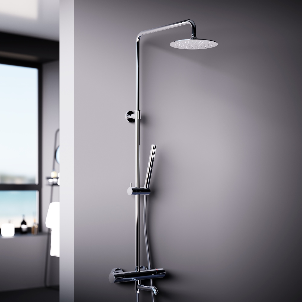 Душевая система c термостатом Damixa Scandinavian Pure 936810000 Душевая система c термостатом Damixa Scandinavian Pure 936810000