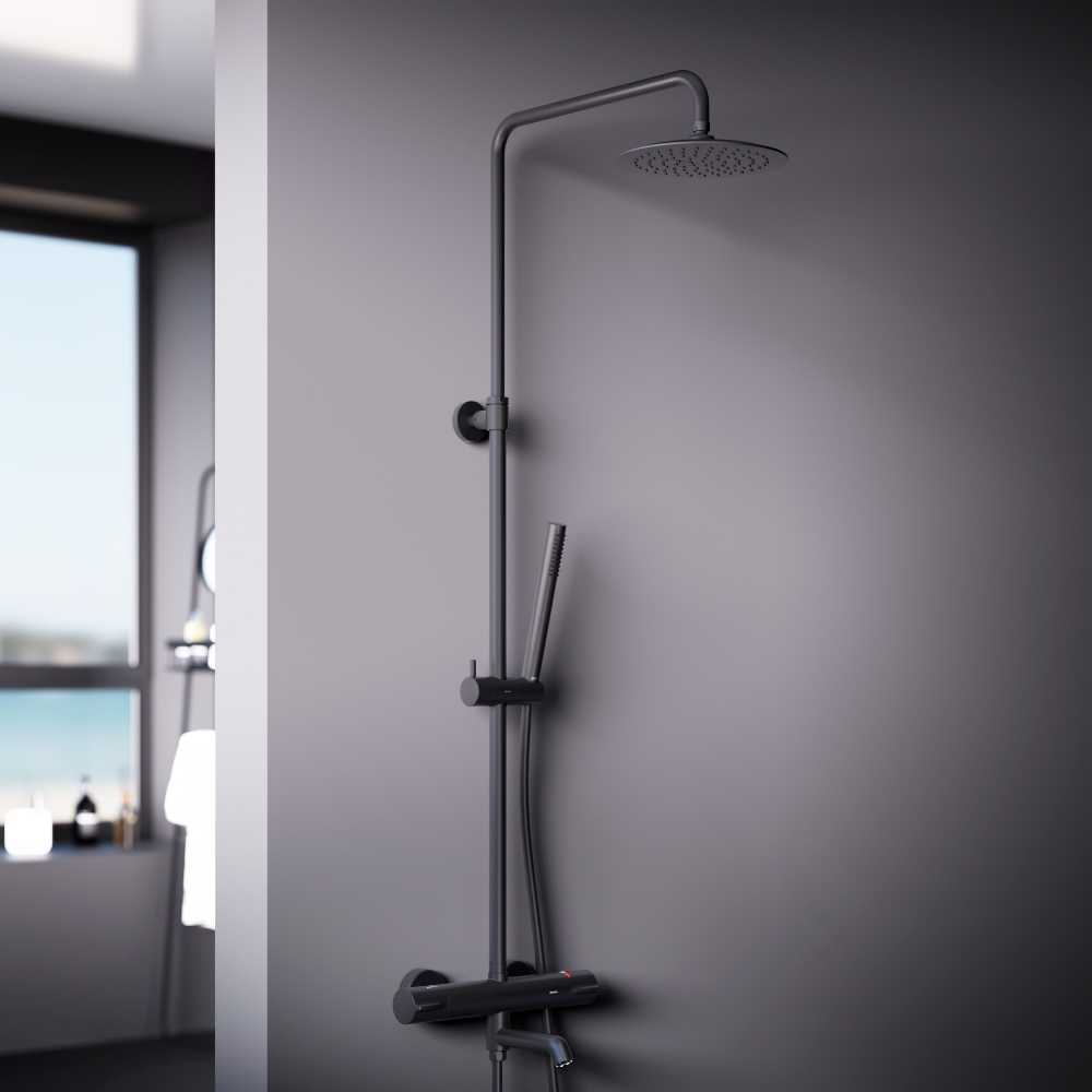 Душевая система c термостатом Damixa Scandinavian Pure 936810300 Душевая система c термостатом Damixa Scandinavian Pure 936810300
