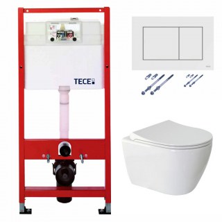 Комплект инсталляции с унитазом TECE 9400000WC.01