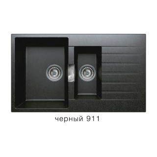Кухонная мойка Tolero Loft TL-860/911 черная