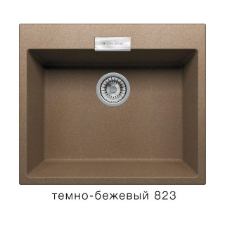 Кухонная мойка Tolero Loft TL-580/823 темно-бежевая