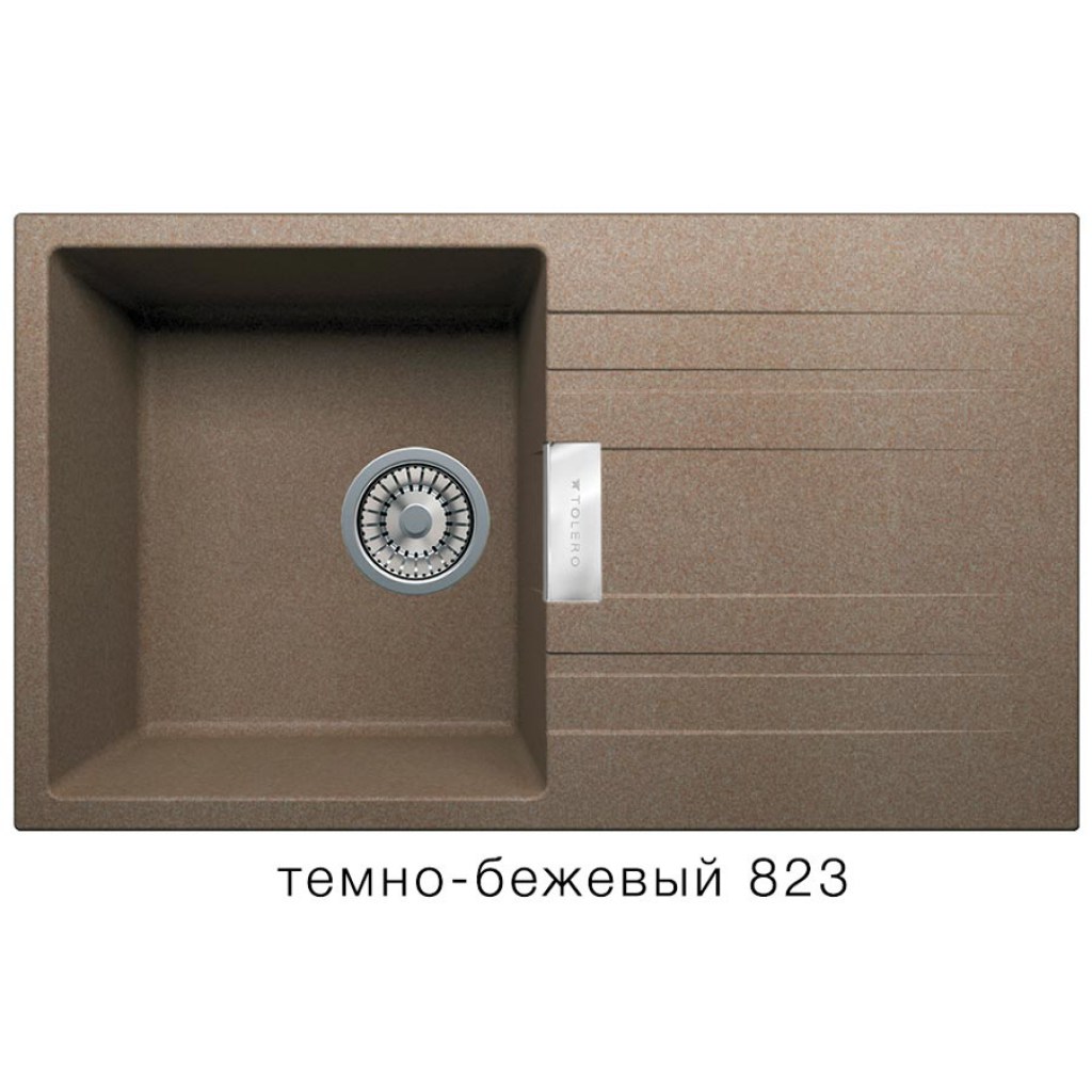 Кухонная мойка Tolero Loft TL-750/823 темно-бежевая