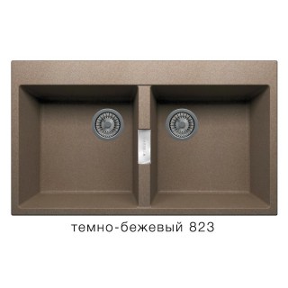 Кухонная мойка Tolero Loft TL-862/823 темно-бежевая
