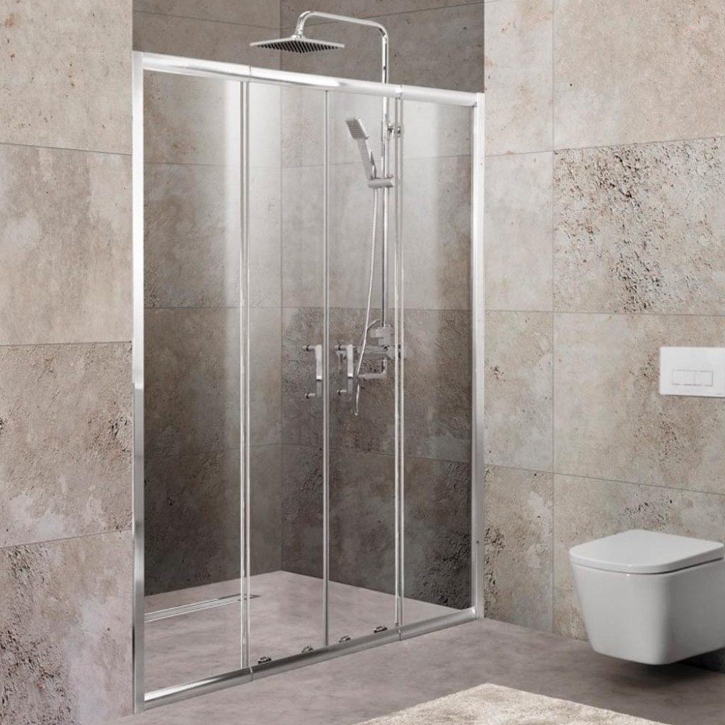 Душевая дверь BelBagno UNIQUE-BF-2-150/180-C-Cr