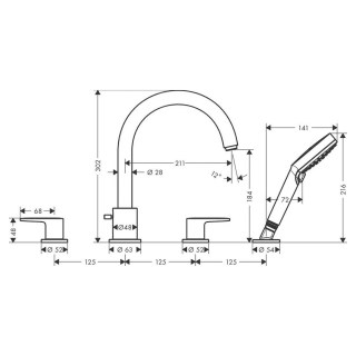 hansgrohe 71456670 scheme