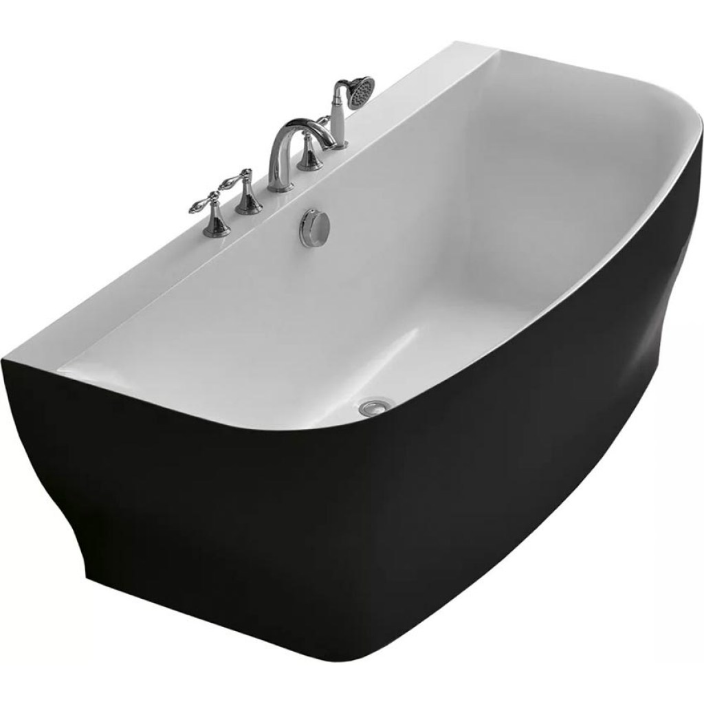 Ванна акриловая BelBagno BB74-NERO черный