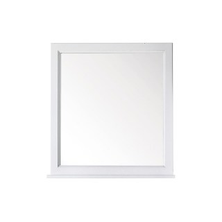 Зеркало ASB-Woodline Берта 85 белый/патина серебро