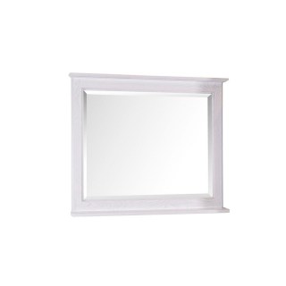 Зеркало ASB-Woodline Прато 100 белый/патина серебро
