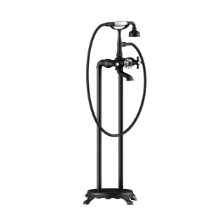 Смеситель для ванны напольный Timo Nelson 1900/03Y-CR черный матовый