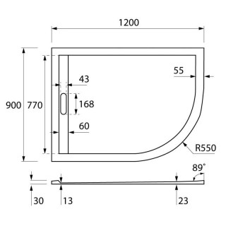 cezares tray as rh 120 90 550 30 w l scheme