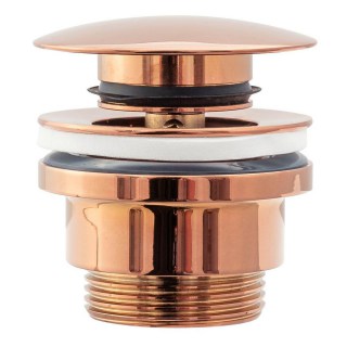 Донный клапан для раковины REA A533A золото розовое