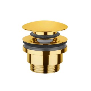 Донный клапан для раковины Paffoni ZSCA050HG золото медовое