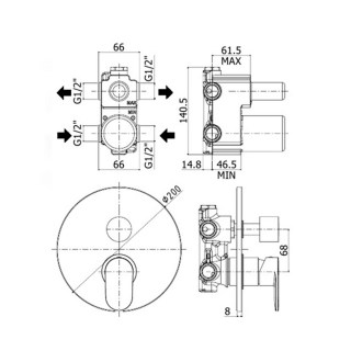 paffoni ca018cr scheme