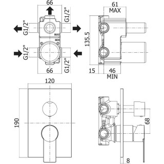 paffoni ta019crm scheme