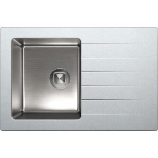 Кухонная мойка комбинированная Tolero Twist TTS-760 474179 серый металлик