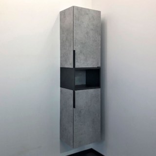 Шкаф-пенал Comforty Франкфурт-40 00-00006505CF бетон светлый