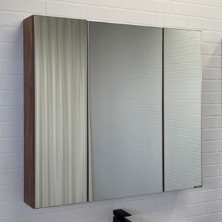 Зеркальный шкаф Comforty Соло-90 00-00010980CF дуб темно-коричневый