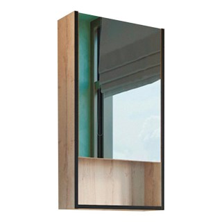 Зеркальный шкаф Comforty Вена-45 00-00006652CF дуб дымчатый