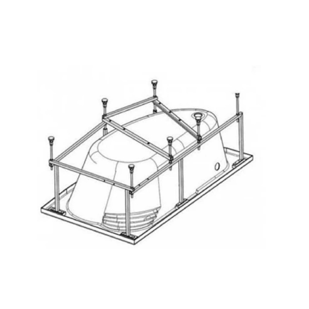 Каркас для ванны Santek Гоа 1.WH11.2.428